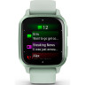 Часы GARMIN VENU SQ 2 METALLIC MINT ALUMINUM BEZEL WITH COOL MINT CASE AND SILICONE BAND 010-02701-12