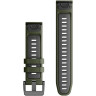 Ремешок GARMIN QUICKFIT 22 WATCH BANDS MOSS/GRAPHITE SILICONE 11516